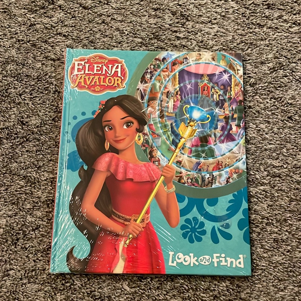 Elena of Avalor Look and Find Book. Still in packaging. Never used.